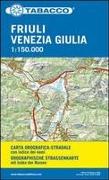 Tabacco Straßenkarte Friuli Venezia Giulia 1 : 150 000