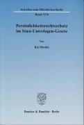 Persönlichkeitsrechtsschutz im Stasi-Unterlagen-Gesetz