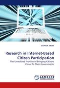 Research in Internet-Based Citizen Participation