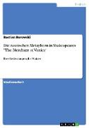 Die nautischen Metaphern in Shakespeares "The Merchant of Venice"