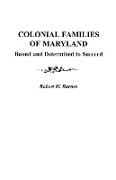 Colonial Families of Maryland