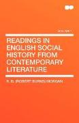 Readings in English Social History from Contemporary Literature