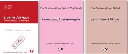 Lauttreue Leseübungen/Diktate (3 Bde.,2 Ordner und Buch)