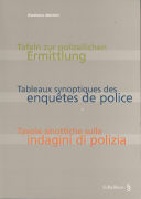 Tafeln zur polizeilichen Ermittlung / Tableaux synoptiques des enquêtes de police / Tavole sinottiche sulle indagini di polizia