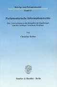 Parlamentarische Informationsrechte