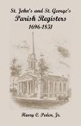 St. John's and St. George's Parish Registers, 1696-1851