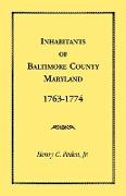 Inhabitants of Baltimore County, Maryland, 1763-1774