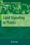 Lipid Signaling in Plants