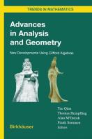 Advances in Analysis and Geometry