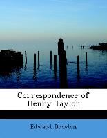 Correspondence of Henry Taylor