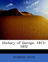 History of Europe, 1815-1852