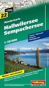 Hallwilersee-Sempachersee Wanderkarte Nr. 22, 1: 50 000