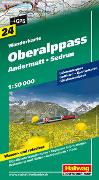 Oberalppass-Andermatt-Sedrun Wanderkarte Nr. 24, 1:50 000