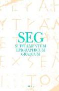 Supplementum Epigraphicum Graecum, Volume XXXVII (1987)