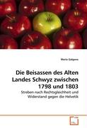 Die Beisassen des Alten Landes Schwyz zwischen 1798 und 1803