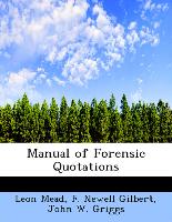 Manual Of Forensic Quotations