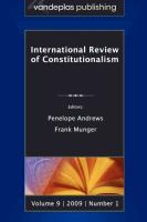 International Review of Constitutionalism, Volume 9, Number 1, 2009