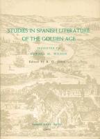Studies in Spanish Literature of the Golden Age