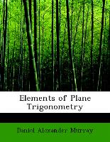 Elements of Plane Trigonometry