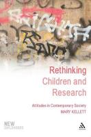 Rethinking Children and Research: Attitudes in Contemporary Society