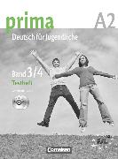 Prima - Deutsch für Jugendliche, Bisherige Ausgabe, A2: Band 3 und 4, Testheft mit Modelltest "Fit in Deutsch 2", Mit Audio-CDs und Kopiervorlagen