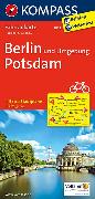 KOMPASS Fahrradkarte 3038 Berlin und Umgebung - Potsdam, 1:70000