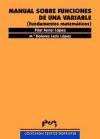 Manual de funciones de una variable, funciones matemáticas