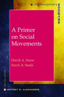 A Primer on Social Movements