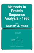 Methods in Protein Sequence Analysis - 1986