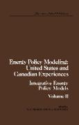 Energy Policy Modeling: United States and Canadian Experiences