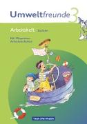 Umweltfreunde, Sachsen - Ausgabe 2009, 3. Schuljahr, Arbeitsheft, Mit Wegweiser Arbeitstechniken