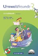 Umweltfreunde, Sachsen - Ausgabe 2009, 3. Schuljahr, Arbeitsheft, Mit Wegweiser Arbeitstechniken und CD-ROM