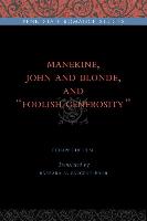 Manekine, John and Blonde, and “Foolish Generosity”