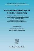 Gemeinwohlgefährdung und Gemeinwohlsicherung