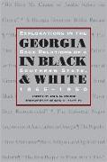 Georgia in Black and White: Explorations in Race Relations of a Southern State, 1865-1950