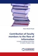 Contribution of faculty members to the flow of Information