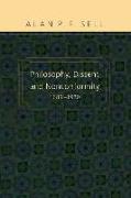 Philosophy, Dissent and Nonconformity, 1689-1920