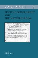 Textual Scholarship and the Material Book