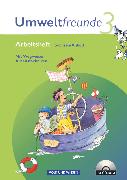Umweltfreunde, Sachsen-Anhalt - Ausgabe 2009, 3. Schuljahr, Arbeitsheft, Mit Wegweiser Arbeitstechniken und CD-ROM