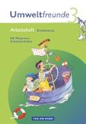 Umweltfreunde, Brandenburg - Ausgabe 2009, 3. Schuljahr, Arbeitsheft, Mit Wegweiser Arbeitstechniken