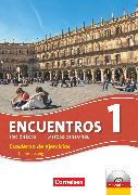 Encuentros, Método de Español, 3. Fremdsprache - Edición 3000, Band 1, Cuaderno de ejercicios - Lehrerfassung mit CD
