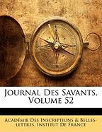 Journal Des Savants, Volume 52