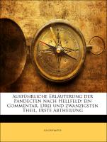 Ausführliche Erläuterung der Pandecten nach Hellfeld: ein Commentar, Drei und zwanzigsten Theil, erste Abtheilung