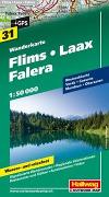 Flims-Laax-Falera Wanderkarte Nr. 31, 1:50 000