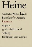 Sämtliche Werke. Historisch-kritische Gesamtausgabe der Werke. Düsseldorfer Ausgabe / Lutezia II