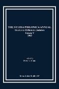 The Studia Philonica Annual V, 1993