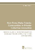 How Firms Make Friends: Communities in Private-Collective Innovation