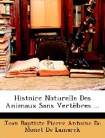 Histoire Naturelle Des Animaux Sans Vertèbres