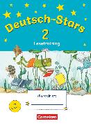 Deutsch-Stars, Allgemeine Ausgabe, 2. Schuljahr, Lesetraining, Übungsheft, Mit Lösungen