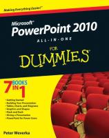 PowerPoint 2010 All-in-One For Dummies